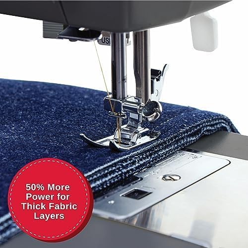 Singer Heavy Duty 4432 Mechanical Sewing Machine, 32 Stitches, Powerful Motor, Automatic Eyelet, Automatic Threader, Stainless Steel Reinforcement Plate