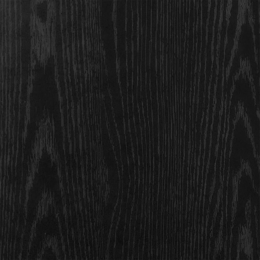 vidaXL Armario Roble Negro 90 x 52 x 200 cm Madera contrachapada, Almacenaje Moderno para Sala, Armario Rectangular, Organizador eficiente, solución Chic y ahorradora de Espacio