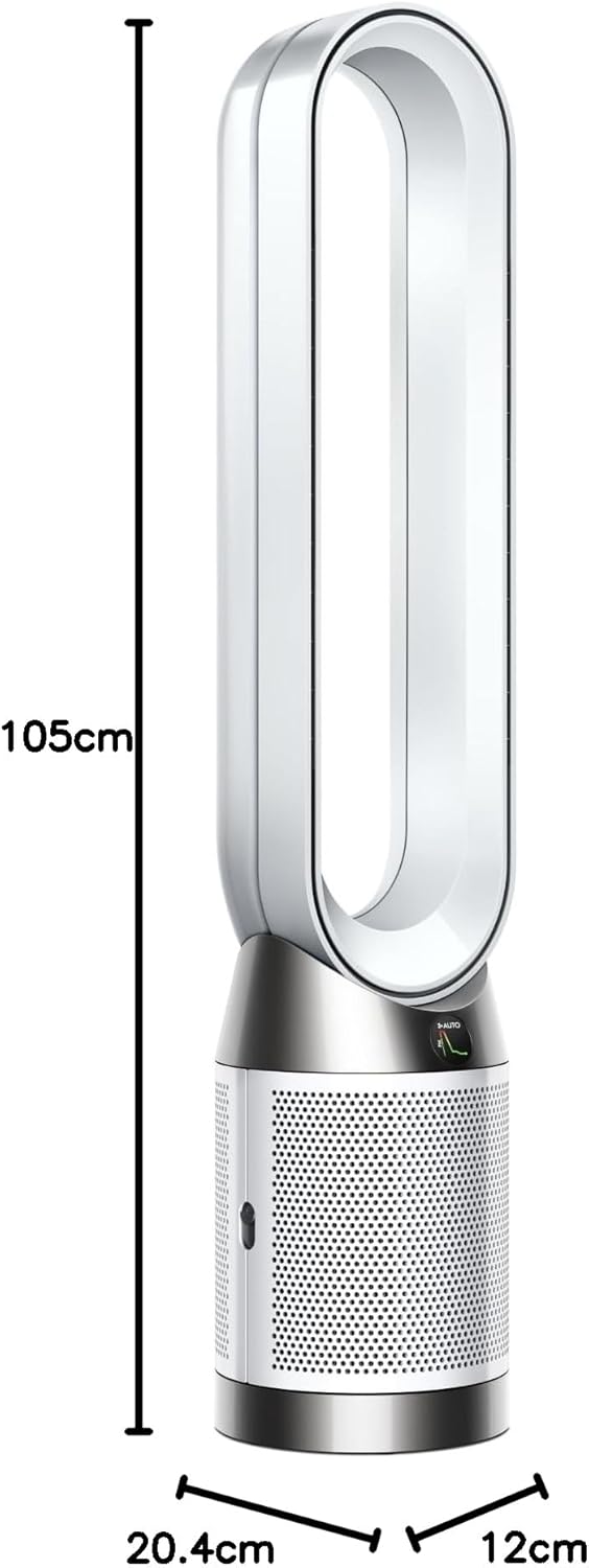 Dyson Purifier Cool PC1 chłodzący oczyszczacz powietrza o dużej mocy (Biały/Biały)