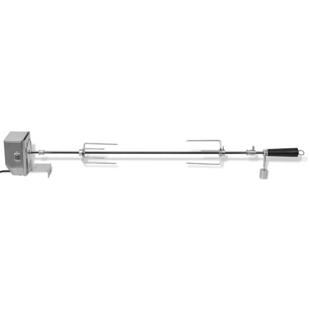 Espetón Para Asados/barbacoa Con Motor Profesional Acero 900 Mm Vidaxl