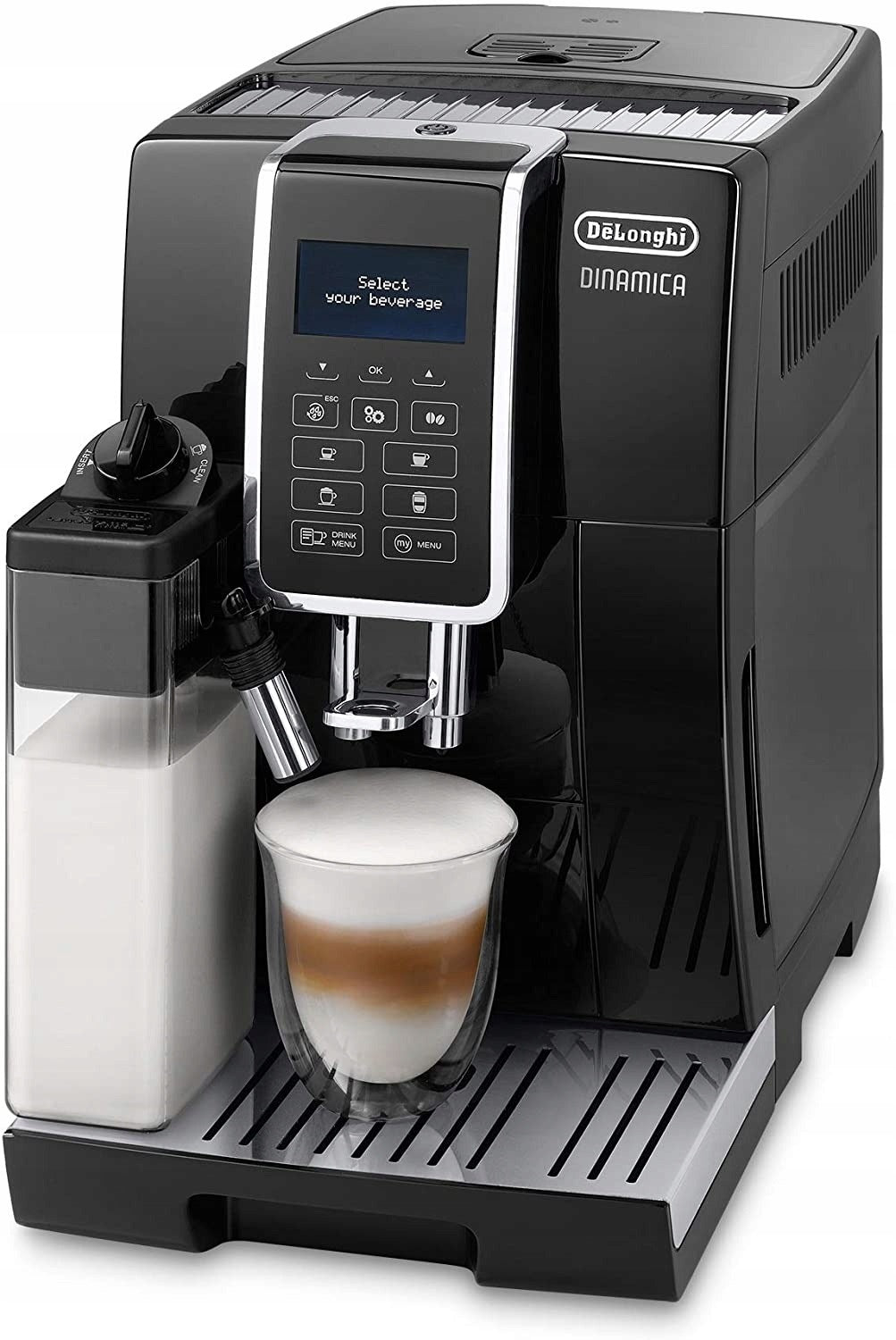 Automatyczny ekspres ciśnieniowy De'Longhi ECAM 350.55B 1450 W czarny