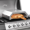 Horno de pizza con piedra de cerámica para barbacoa carbón gas v1474