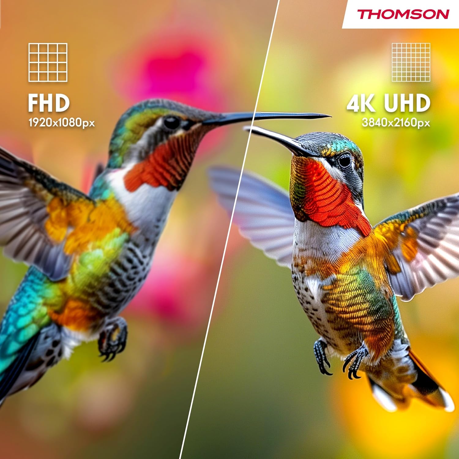THOMSON 32 Pulgadas (81 cm) Go Plus, Android 4K UHD Portátil – Pantalla Táctil WiFi Bluetooth Control por Voz, Punto de Acceso, 4 Horas de Batería, Inclinable y Regulable en Altura