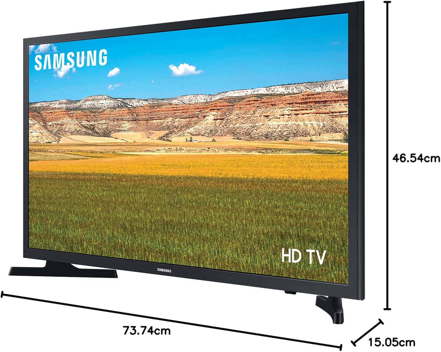 UE32T4305AEXXC Smart TV de 32" con Resolución HD, HDR, PurColor, Ultra Clean View y Compatible con Asistentes de Voz (Alexa)