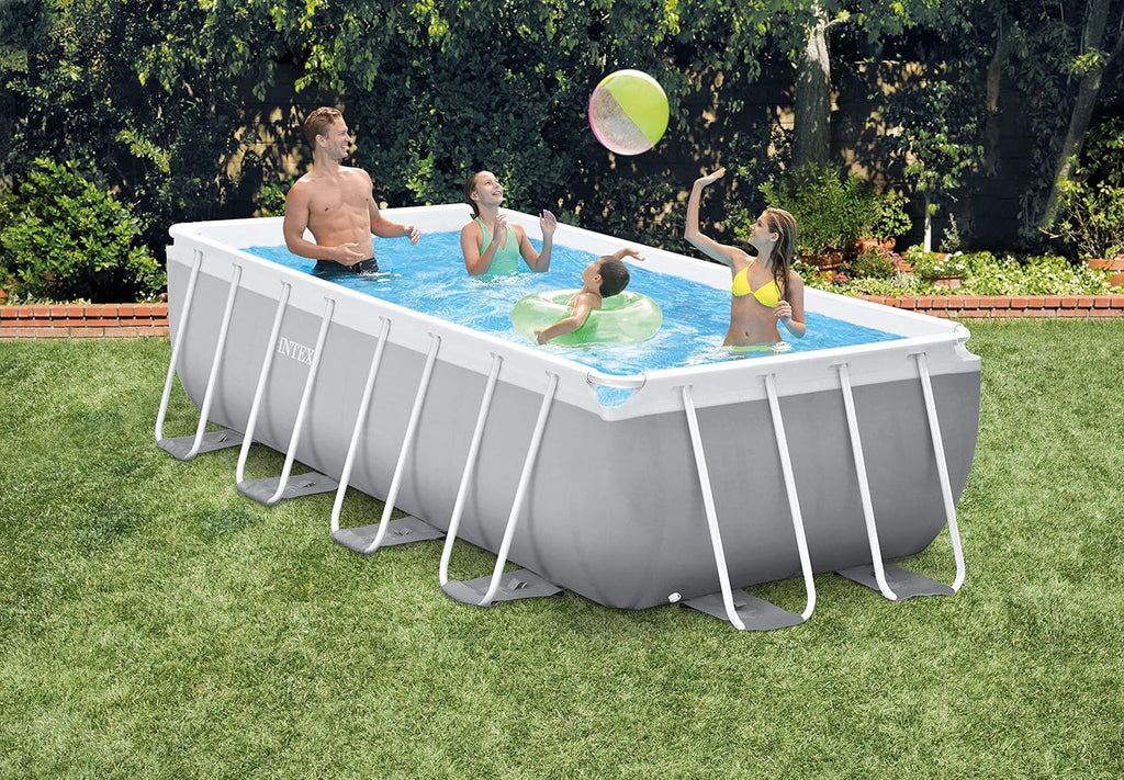 Intex 4M X 2M X 1M Prism Frame Rectangular Pool Set