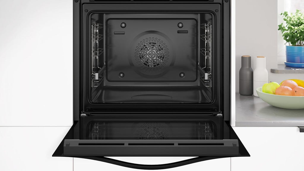 Balay - Horno multifunción, 60 cm, Control Comfort, Aqualisis, Raíles 1 nivel, cristal Blanco, 3HB5131B3