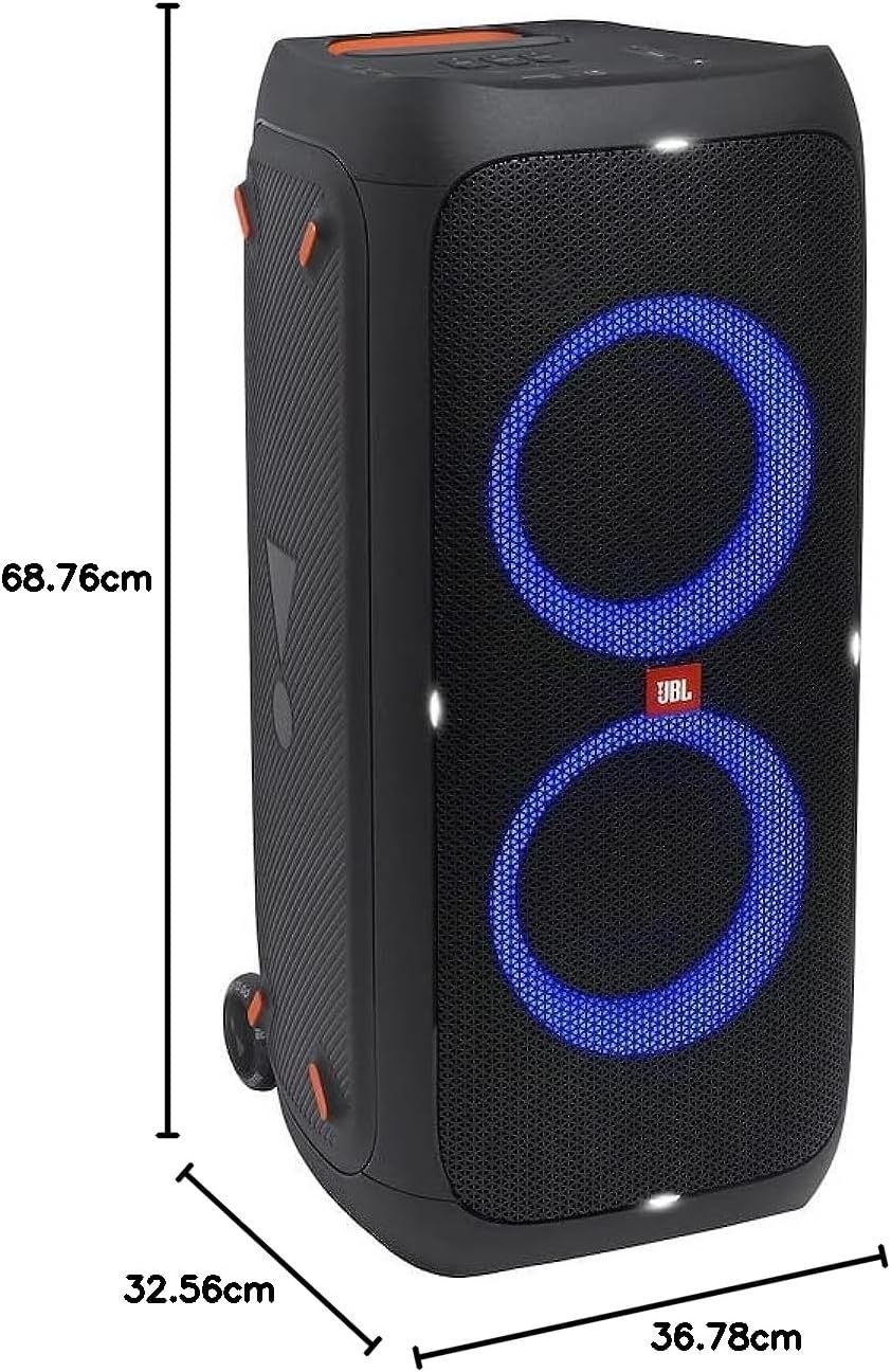 Jbl Partybox 110 JBLPARTYBOX110EU Głośnik Bluetooth, Czarny, ‎24 x 69 x 2,5 cm