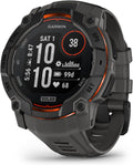 Garmin Instinct 3 GPS 50mm Smartwatch, Solar, Black Bezel