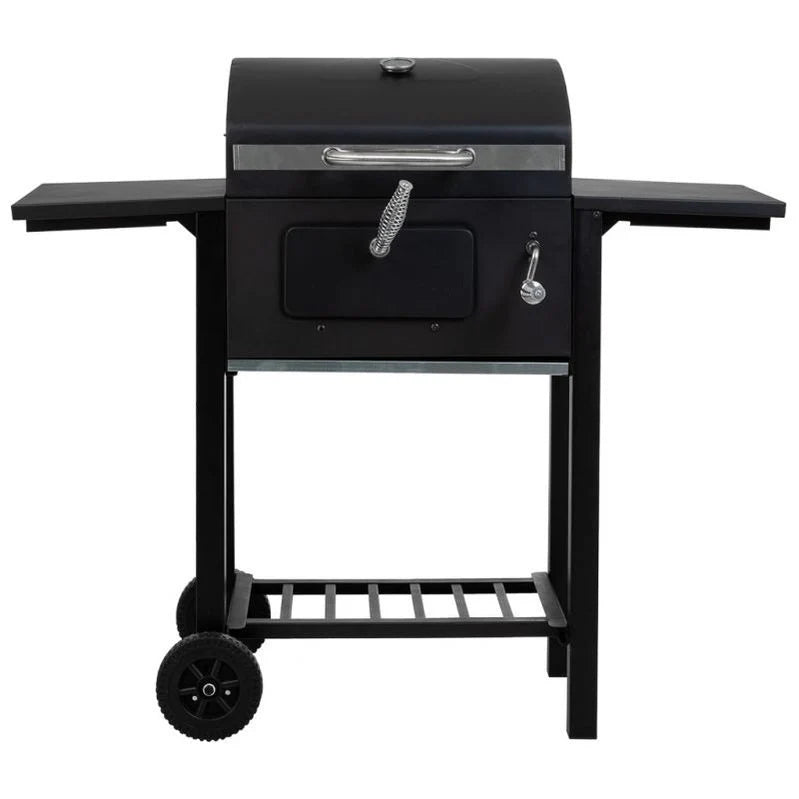 Barbacoa Carro De Metal Negro