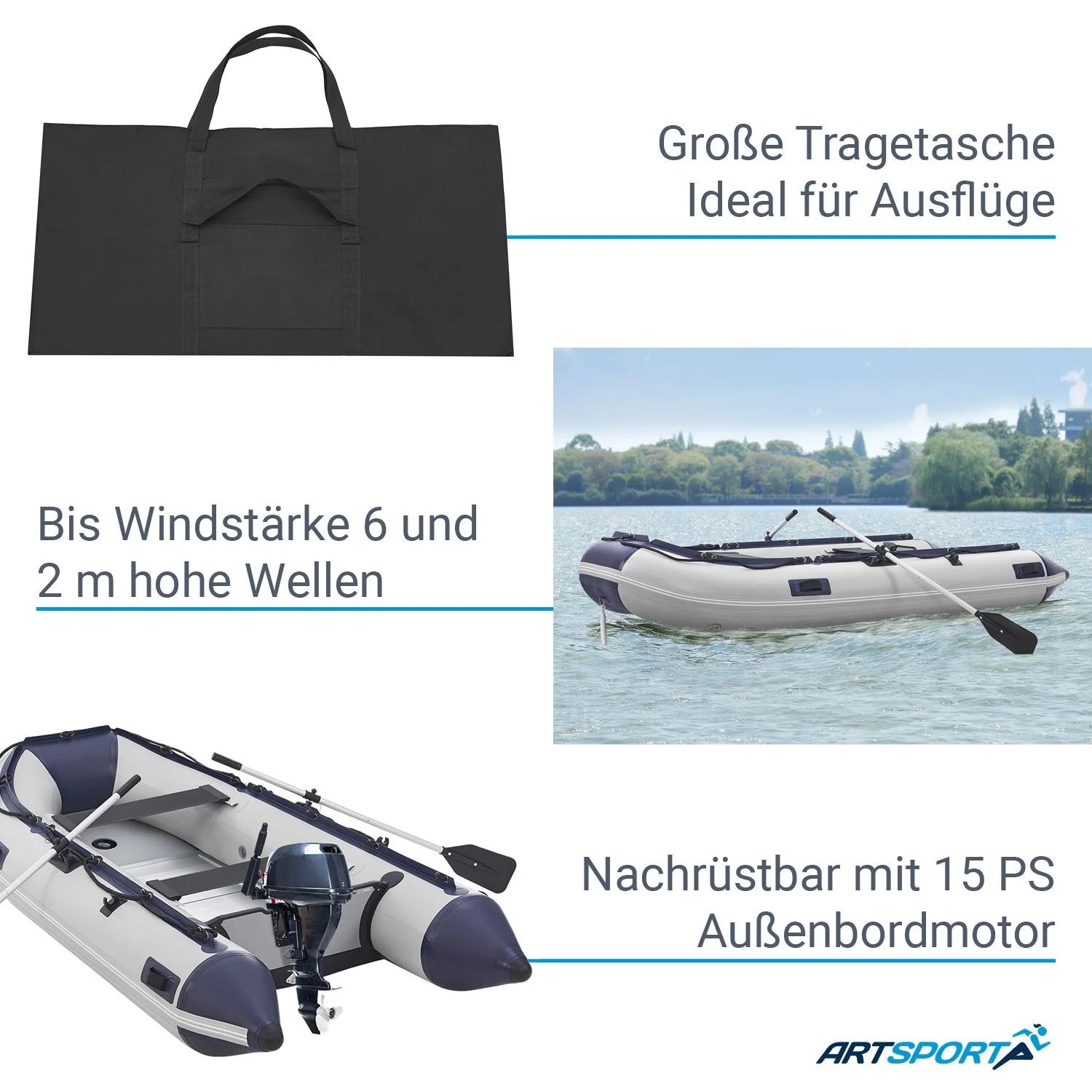 2025 Barco neumático 3,20 m