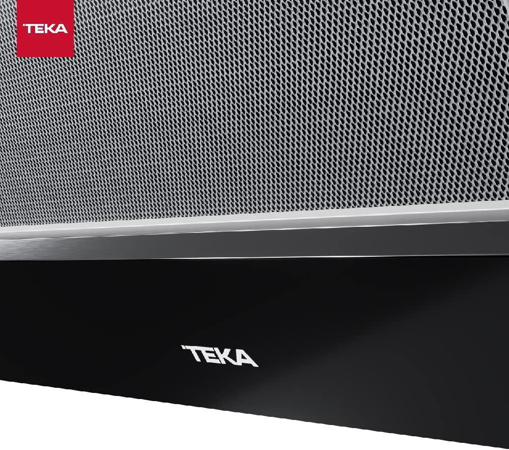 TEKA Campana Extractora de Pared 70 cm, Motor Doble EcoPower, Aspiración Perimetral, 3+1 Velocidades Fresh Air Aspiración 98m3 Ruido 61dB 2 LED DVT 78660 TBS