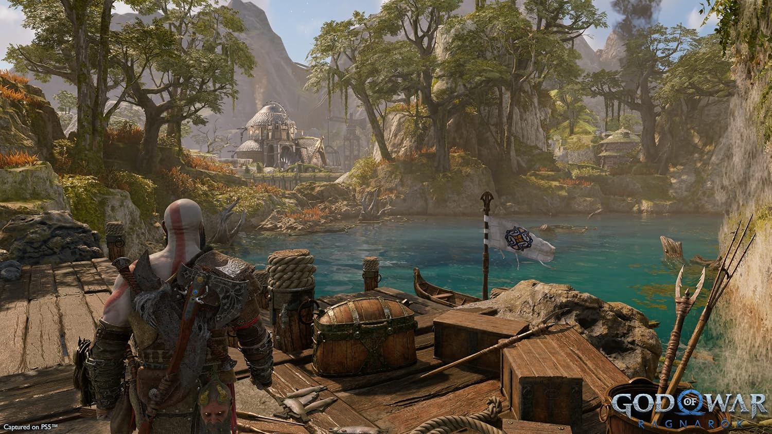 Console Édition Standard Blanche God of War Ragnarok