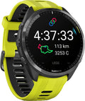 Garmin Runners Smartwatch Forerunner 965 | 23 días de duración de la batería en Modo de Reloj Inteligente con Pantalla Colorida y Pantalla táctil Amoled | Mapas Integrados y métricas de Entrenamiento