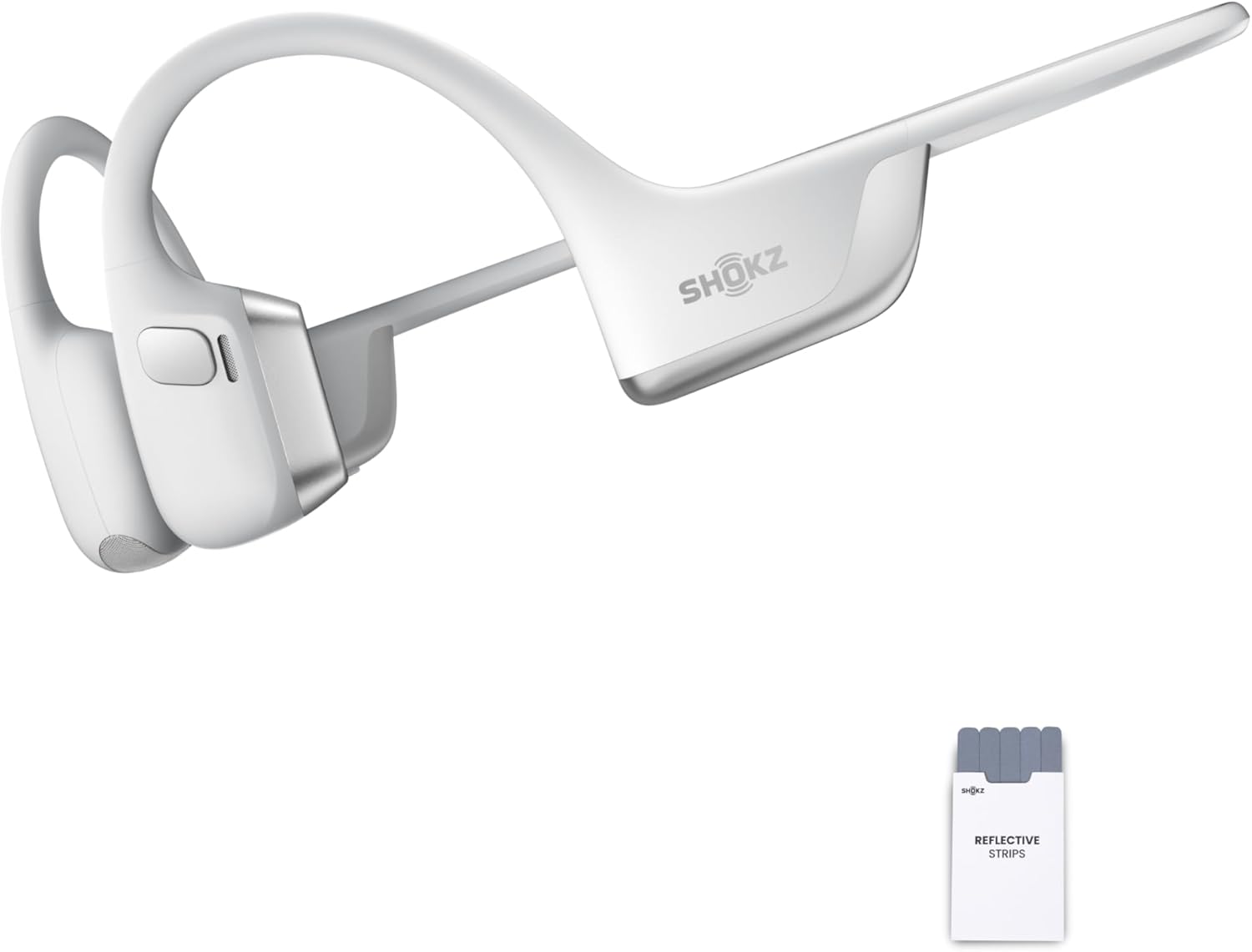 SHOKZ Słuchawki Sportowe OpenRun Pro 2 z Przewodnictwem Kostnym, Bezprzewodowe z Bluetooth 5.3, Mikrofony Redukujące Hałas, IP55 Wodoodporne, 12h Czasu Odtwarzania, USB-C Szybkie Ładowanie, Czarny