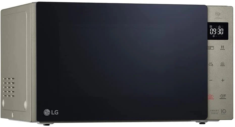 LG MH6535GIS Mikrowelle mit   Inverter Technologie & Quarz Grill, 25 Liter Kapazitt, 1000 W, Automatikprogramme, einstellbare Leistungsstufen für optimales Garen und EasyClean-Funktion, Schwarz