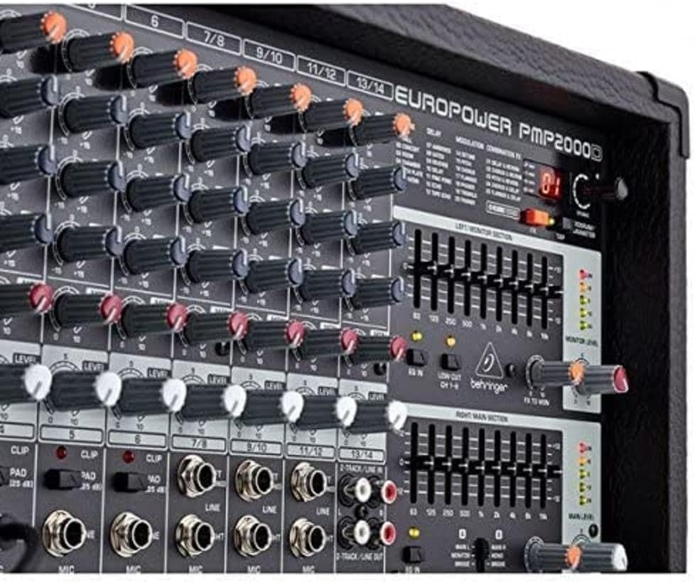 Behringer Pmp2000D - Mesa de mezclas