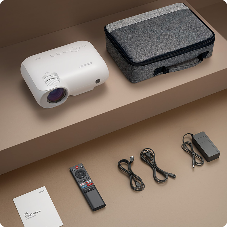 Przenośny projektor Yoton Y9, Full HD, 450 ANSI lumenów