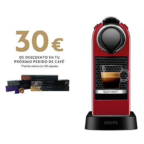 2025 Cafetera de cápsulas Krups Nespresso Pixie Redesign | Espresso y lungo | Estilo industrial | Bajo consumo energético | Apagado automático | Bandeja ajustable | Cápsulas reciclables | Modelo XN306T