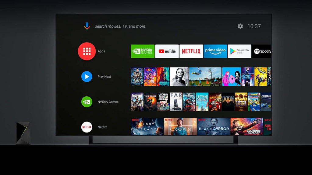 Nvidia Nvidia Shield Tv Pro 945-12897-2505-101 Streaming Box, Czarny, 15,9 x 9,8 x 2,6 cm