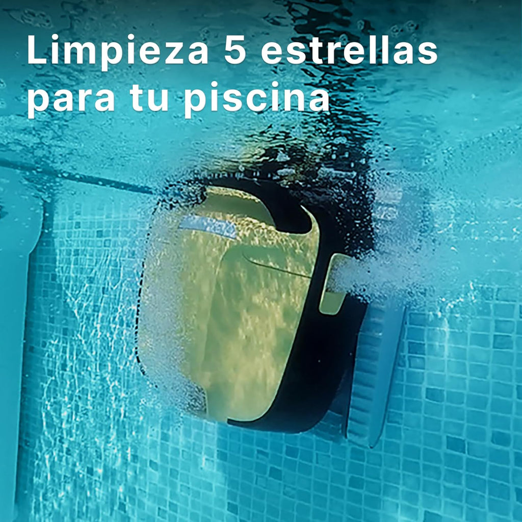 Dolphin E40i Robot limpiafondos automático para Piscinas enterradas de 12m - Limpieza de Fondo, Paredes y línea de flotación - Control por la App
