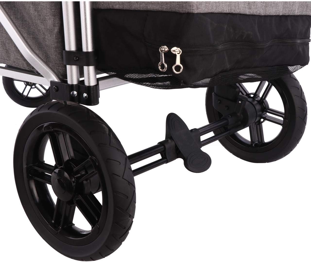 FUXTEC FX-CTL900 Premium Grey, Original Folding Trolley for Children, Ideal Garden, Beach or City, Push or Pull, Load up to 75 kg.