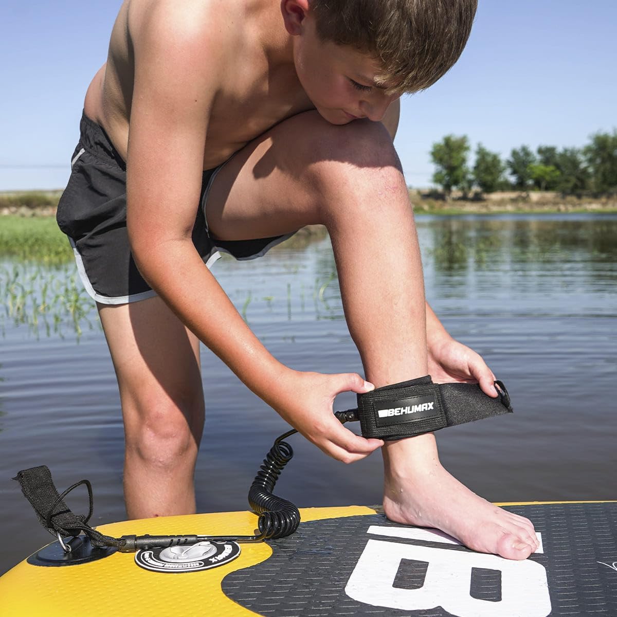 BEHUMAX - Tabla Paddle Surf Hinchable Be Wave Kids 8.6" Superficie Antideslizante,Pala de Remo Desmontable, 260 x 76 x 15 cm, 15 PSI, Kit Especial de Accesorios