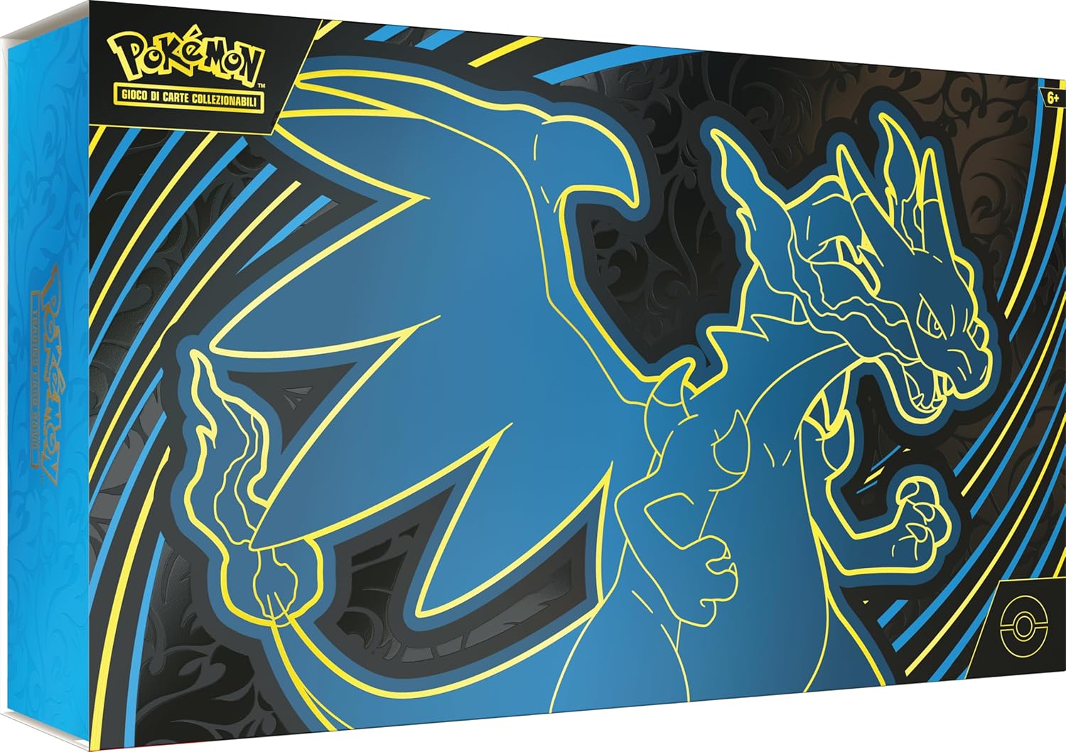 Pokémon: Colección Ultra Premium Mega Charizard X-ex del JCC Pokémon (Dos Cartas promocionales holográficas, 18 Sobres de expansión y Accesorios Premium)