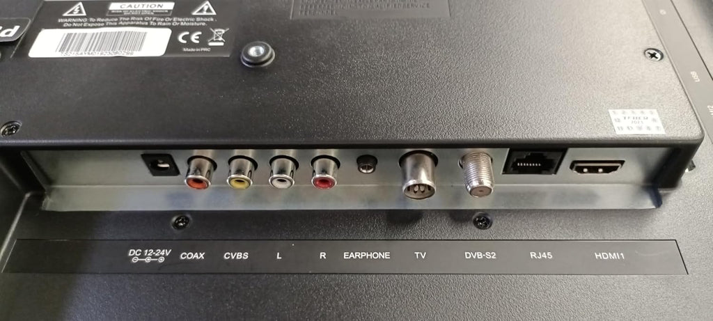 Televisor Smart TV de 22 Pulgadas. con Adaptador de 12v y 230v. Android. Full HD. DVB-S2/C/T2/T. para autocaravanas, Campers, viviendas, caravanas, Barcos. (22 Pulgadas)