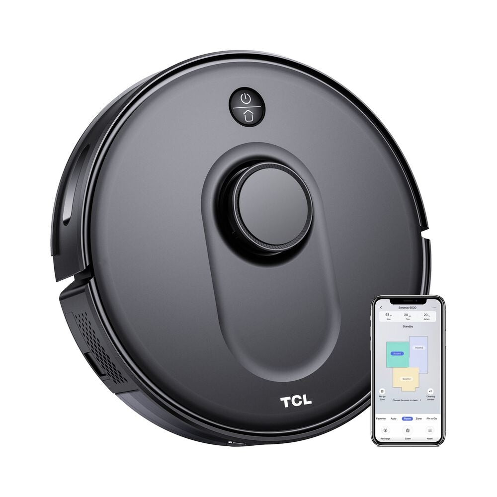 Robot sprzątający TCL Sweeva 6500 Black, 2700 Pa, 4 tryby pracy