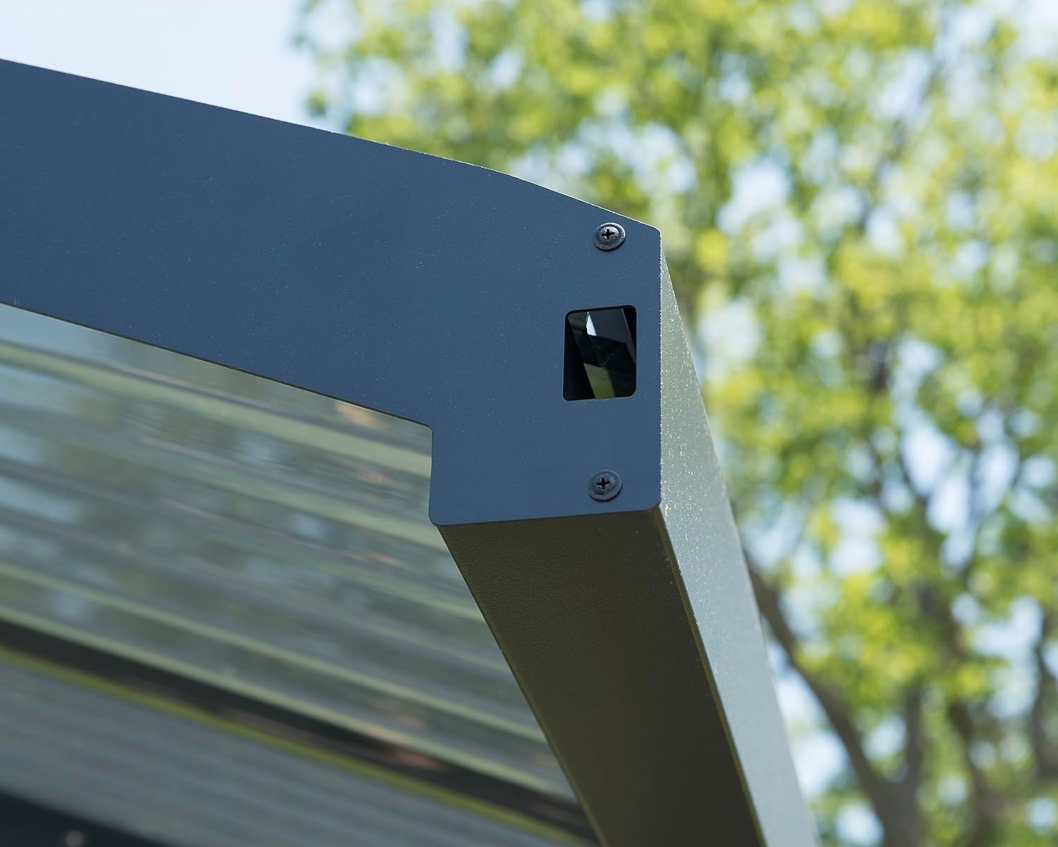 Canopia by Palram Carport Arizona 5000 en policarbonato, Aluminio Robusto e Inoxidable Que Protege el Coche de la luz Solar