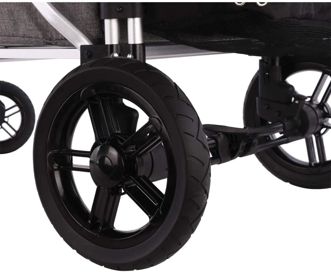 FUXTEC FX-CTL900 Premium Grey, Original Folding Trolley for Children, Ideal Garden, Beach or City, Push or Pull, Load up to 75 kg.