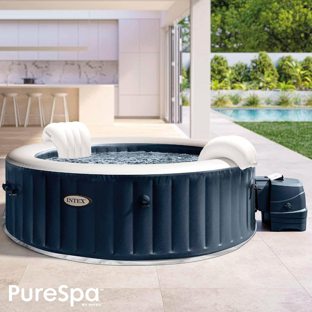 Intex SPA Hinchable 4 Personas Bubble Massage Navy (55084)