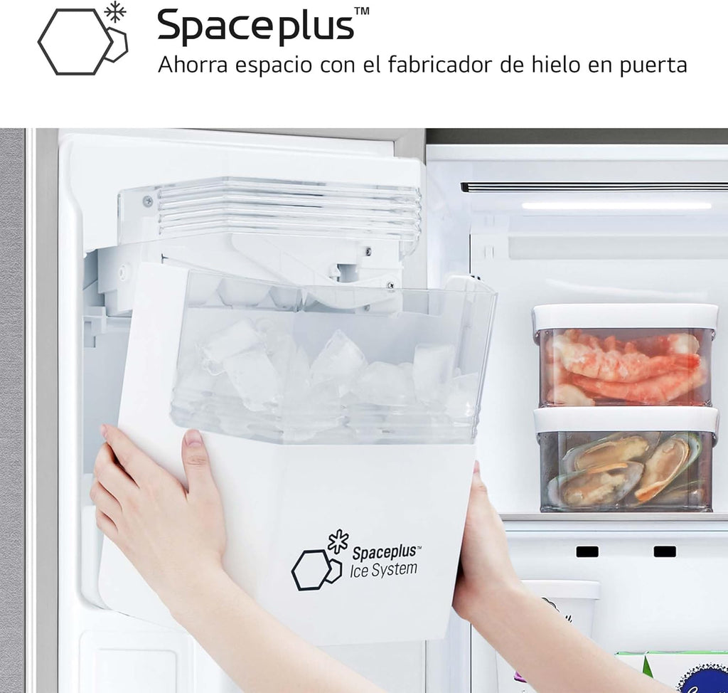 GSLC40PYPE - Frigorífico Side by Side, Serie 400, Clasificación E, 641 L, Inox Anihuellas