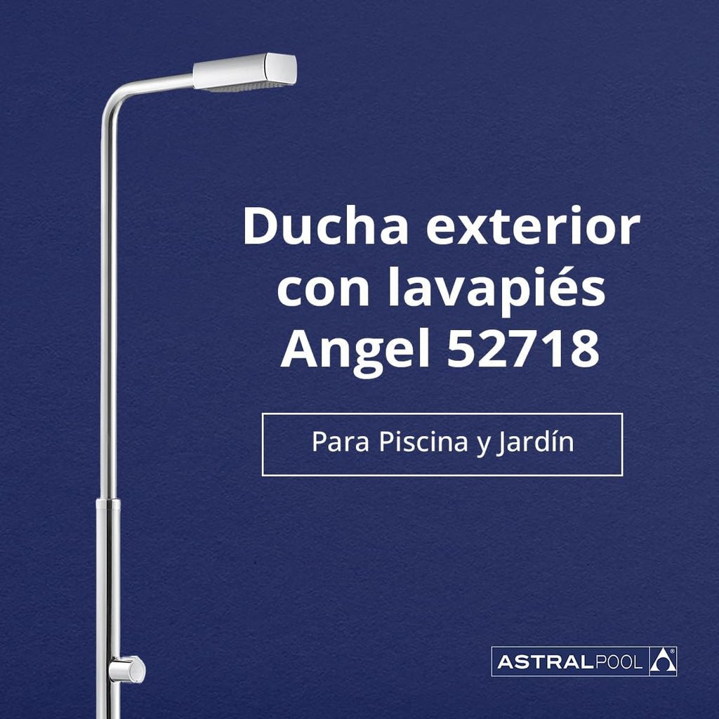 Astralpool - 52718 Angel Piscina Ducha con Lavapies