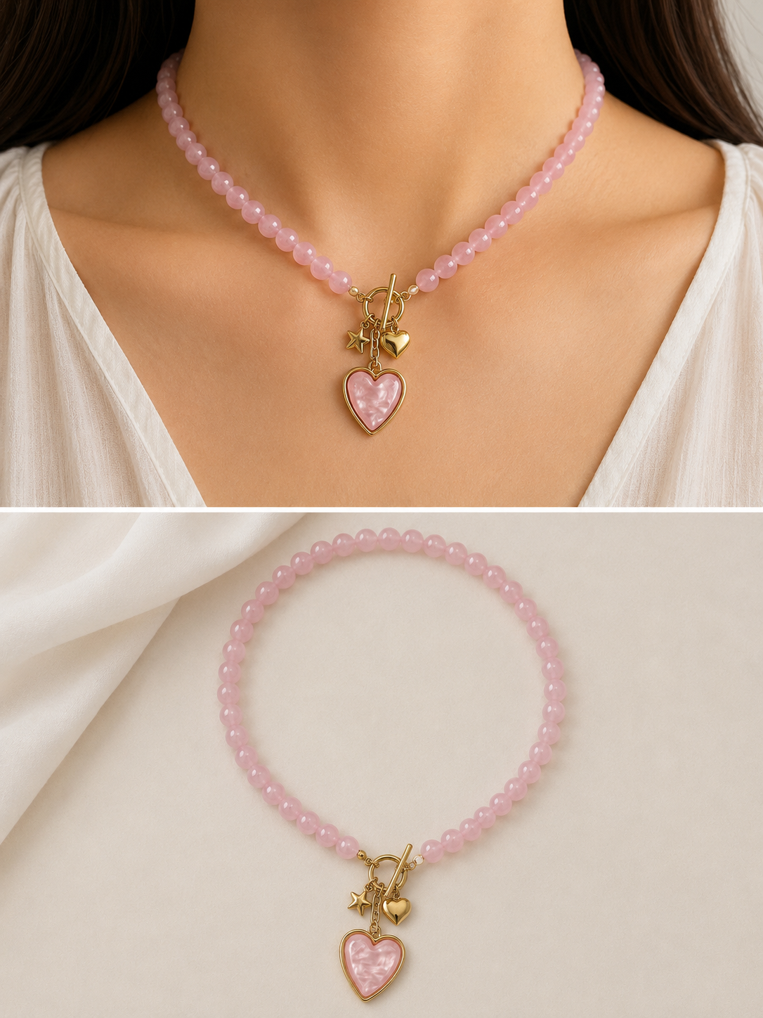 COLLAR PERLAS CORAZ¨®N