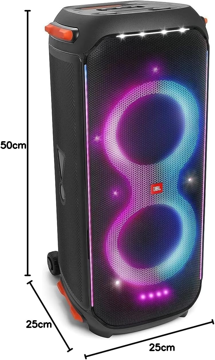 Jbl Partybox 110 JBLPARTYBOX110EU Głośnik Bluetooth, Czarny, ‎24 x 69 x 2,5 cm