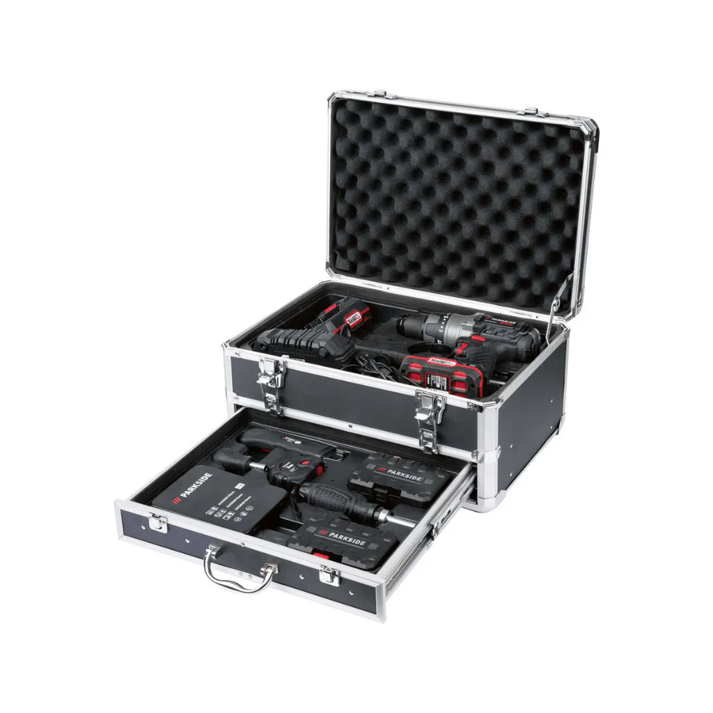 2026 Taladro Percutor Inalámbrico PARKSIDE PERFORMANCE con Accesorios »PSBSAP 20-LI B2«, 20 V