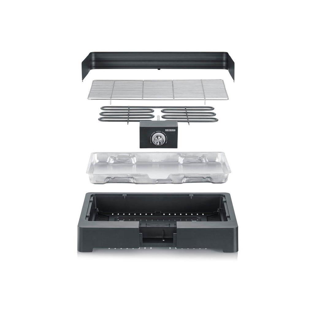 Barbacoa De Mesa Negro 2200 W Pg 8565 Severin