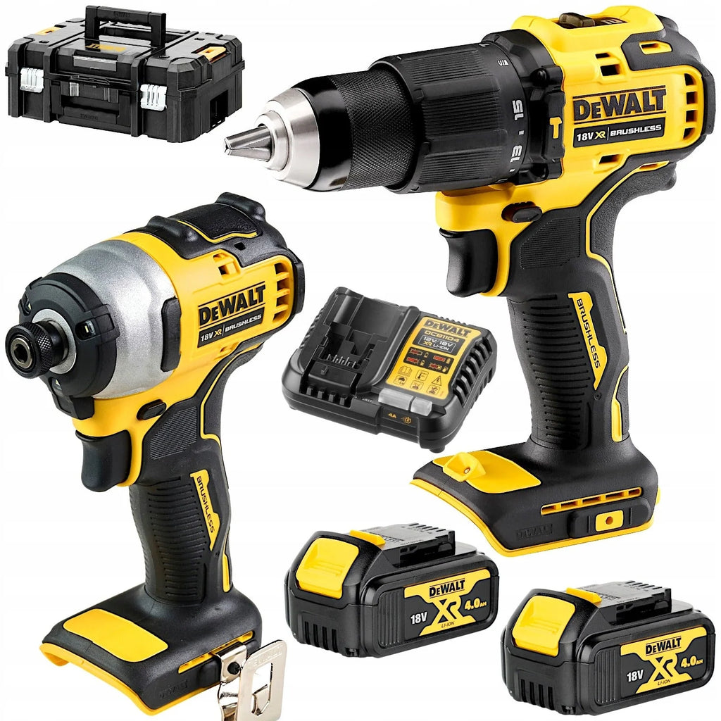 Zestaw Wkrętarka DCD709 + Zakrętarka DCF809 18V 2x 4.0AhDeWALT DCK2062M2T