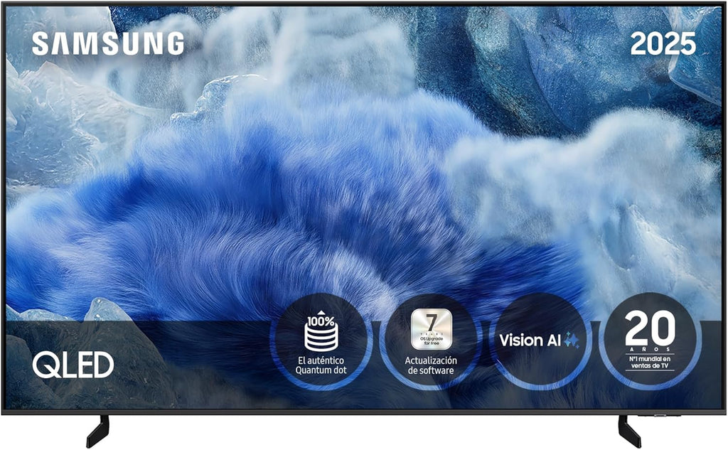Samsung TV 55 Inch QLED QE1F 4K Smart TV with Vision AI, 100% Color Volume with Quantum Dot and more than 500 Channels TV Plus