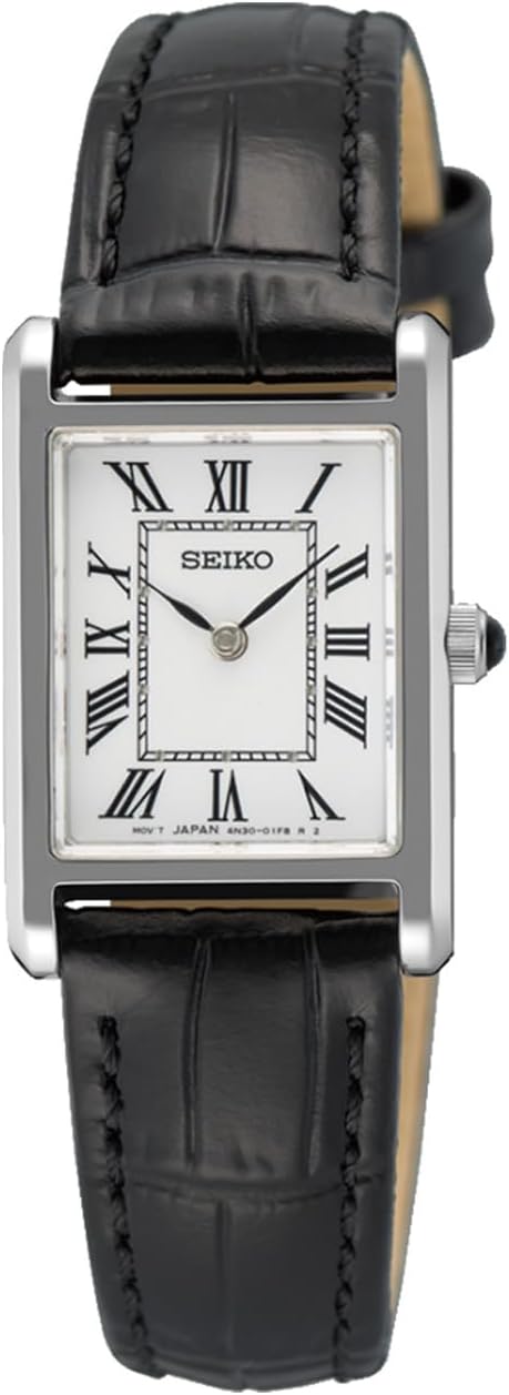 Seiko Reloj analógico para Mujer con Correa de Piel SWR107P1