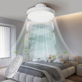 Silencioso Sin Aspas Ventilador de Techo con Luz Regulable 60W 30W Motor DC 30W Luz CCT 3000-5700K LED Lampara Ventilador Techo y Mando 6Velocidades Temporizador Memoria Apto para Salón Dormitorio