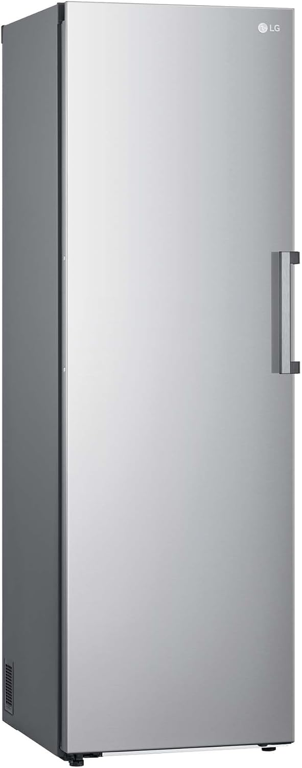 GFT41PZGSZ - Congelador No Frost Total, 1 Puerta, Compresor Smart Inverter, de 355 L y 186 cm, Congelador Vertical con Funcion de Congelacion Rapida, Color Inox