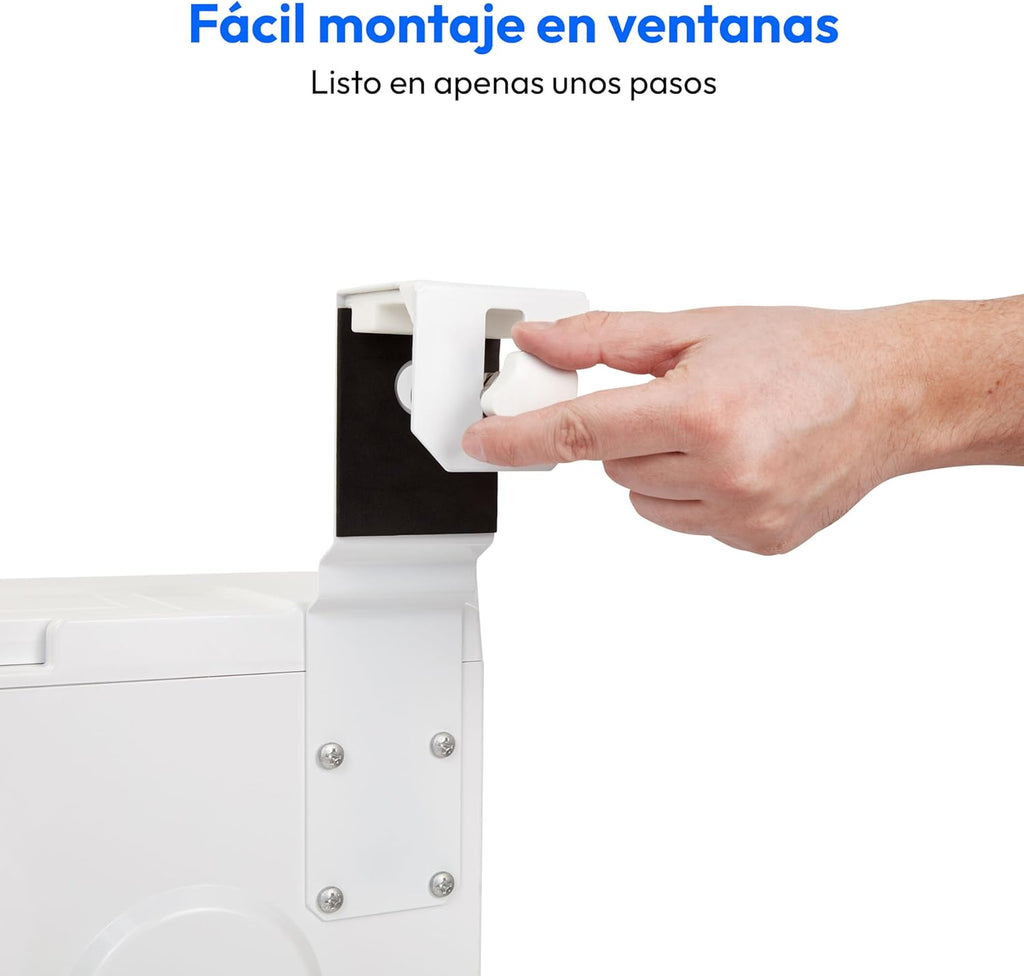 MEDION Smart Split Aire Acondicionado Caravana P502 (5000 BTU, 3 en 1, Refrigeración, Deshumidificación, Ventilador, hasta 12 m², ideal para caravanas, Campers, Modo Nocturno, WiFi, App, MD 37735)