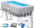 Intex 4M X 2M X 1M Prism Frame Rectangular Pool Set