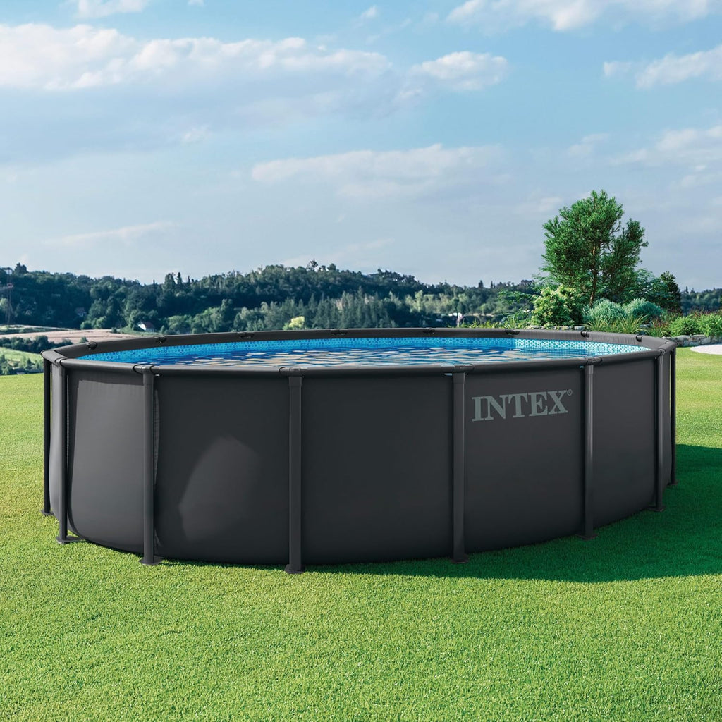 Intex Piscina elevada redonda Ultra XTR Frame 488x122 cm con depuradora (55216)