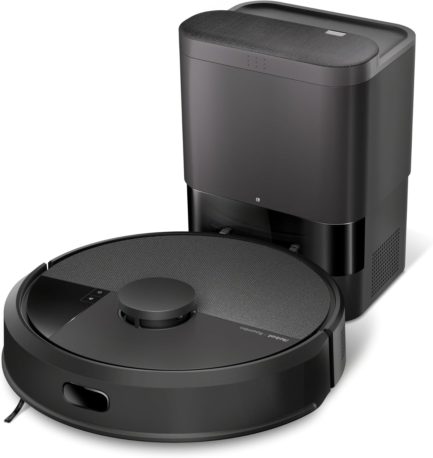 iRobot Roomba 105 Combo y Base AutoEmpty con autovaciado de 75 días, Aspirador y friegasuelos, Clearview LiDAR, 7000Pa,120 mins, SmartScrub, Evita obstáculos,Recarga y reanuda,App, 3 Modos Limpieza_N