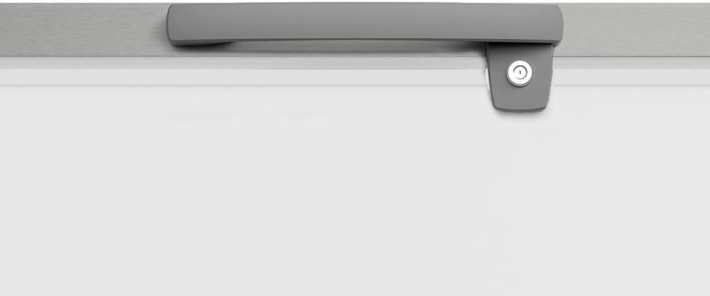METRO Professional Congelador horizontal GHF2700S, 188 x 73,5 x 94,5 cm, 700 L, 125W, 3 cestas, iluminación LED, 6 ruedas, con cerradura, blanco/gris