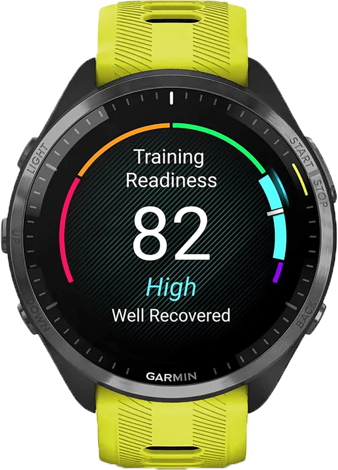 Garmin Runners Smartwatch Forerunner 965 | 23 días de duración de la batería en Modo de Reloj Inteligente con Pantalla Colorida y Pantalla táctil Amoled | Mapas Integrados y métricas de Entrenamiento