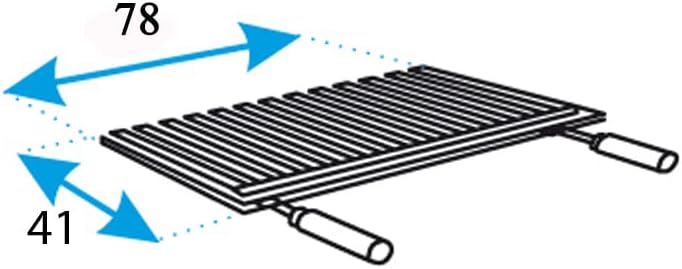 Imex El Zorro – Cajón Barbacoa con Ladrillo Refractario | 90x48x65 cm | Estructura Robusta de Acero y Alta Retención de Calor | Ideal para Barbacoas de Carbón y Leña en Exteriores
